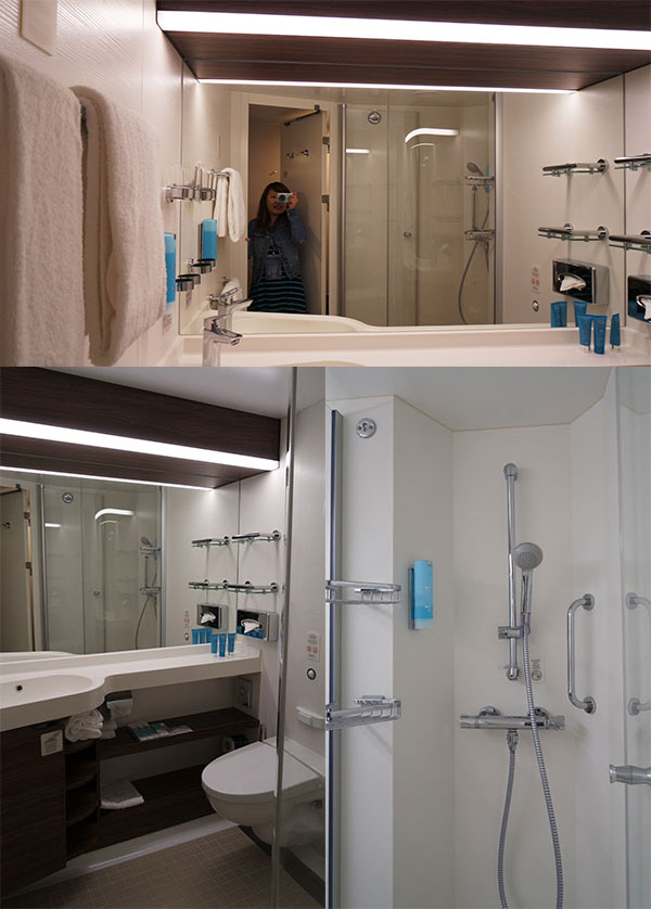 Dream Cruises Genting Dream Interior Stateroom Bathroom