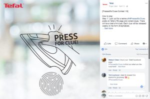 How To Create A Press & Hold Facebook Post Tefal