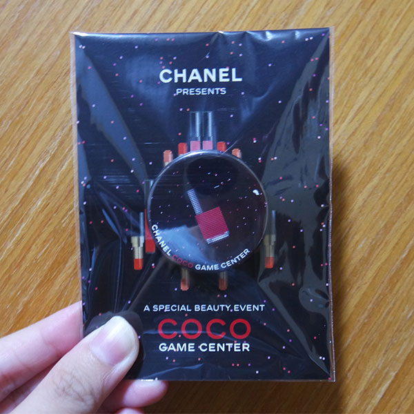 CHANEL CoCo Game Center Singapore Badge