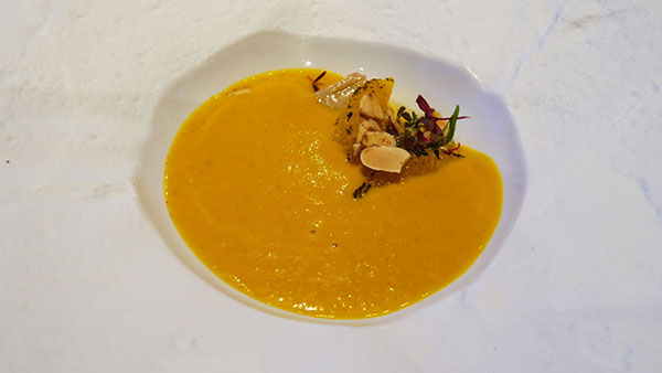 Ocean Restaurant by Cat Cora Ginger Carrot Soup