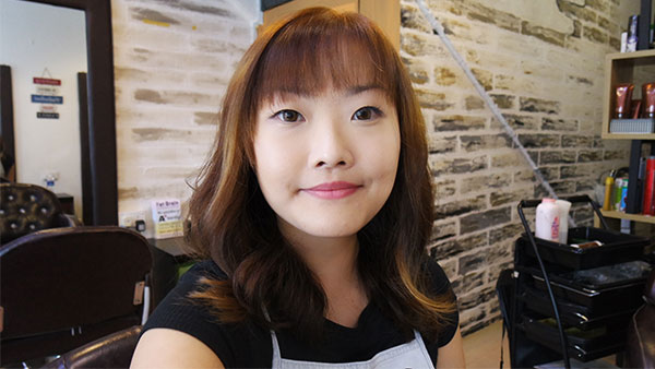 Chop50s Hair Salon Korean Soft Perm After Hair Look