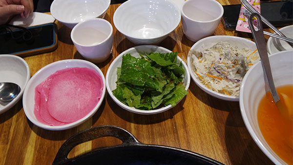 Sinmigyeong Hongdae Dakgalbi Side Dishes
