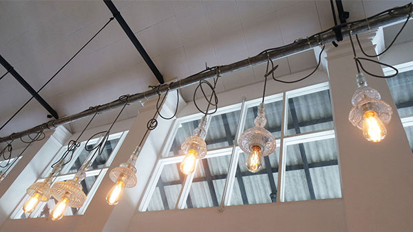 The Dempsey Cookhouse & Bar - Hanging Vintage Lightbulbs