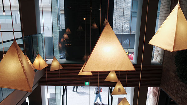 OSULLOC Tea House Myeongdong - Pyramid Tea Bag Lights